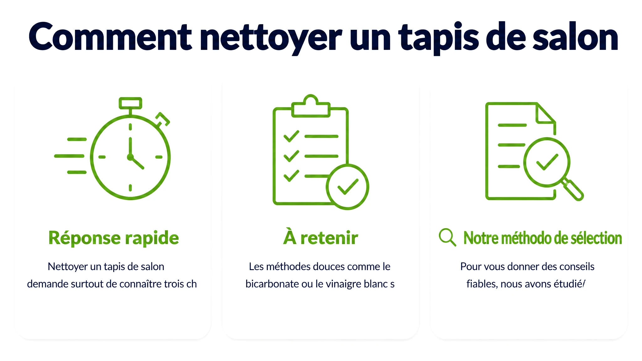 comment nettoyer un tapis de salon