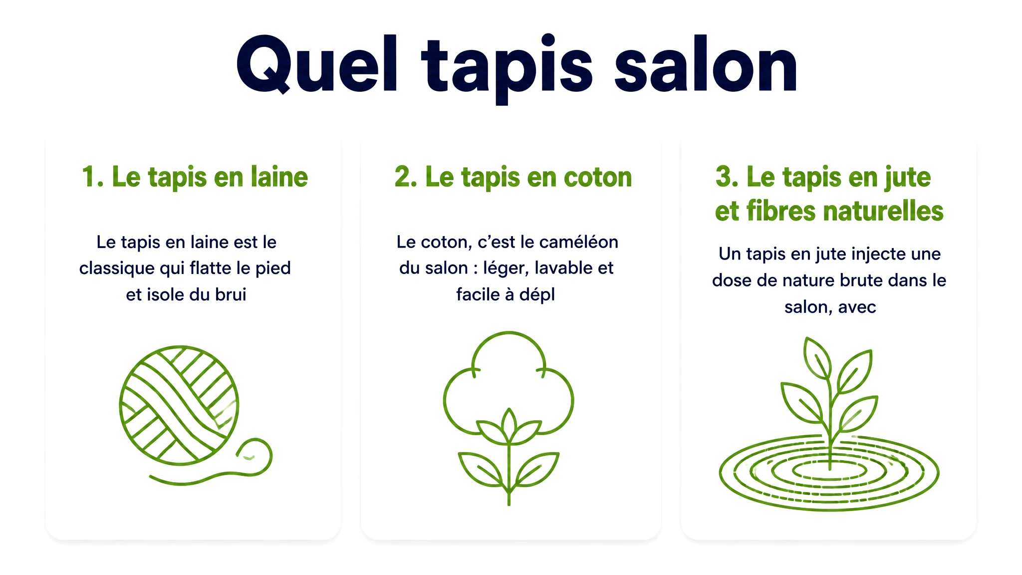 quel tapis salon